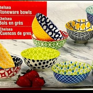 (Ew)Chelsea 10 piece  stoneware bowls